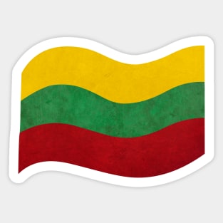 The flag of Lithuania Sticker